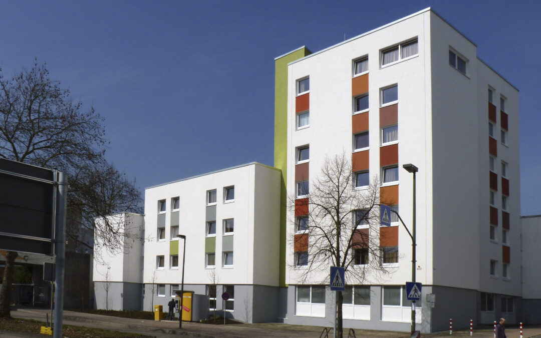 Fassadenbau – Studentenwohnheim der Uni Düsseldorf